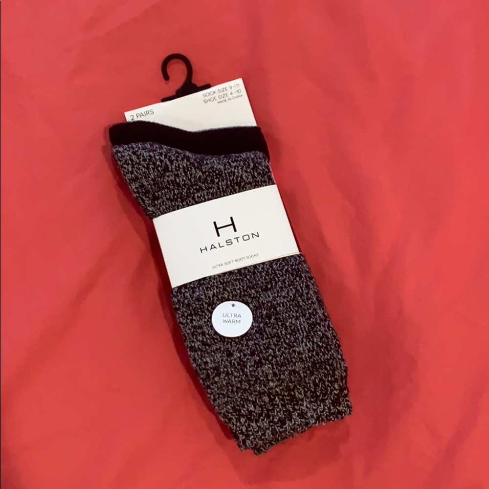 Halston ultra soft boot socks